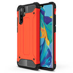 Military Defender Heavy Duty Shockproof Case for Huawei P30 Pro - Red